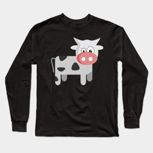 Cute cartoon cow Long Sleeve T-Shirt